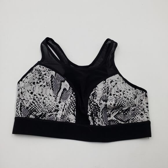 HPE Impact Bra 2.0, Black Graffiti Women's Size L - Picture 1 of 9
